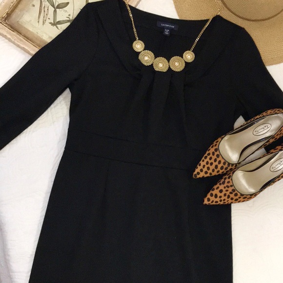 Lands End Black Knit Dress - Picture 2 of 13